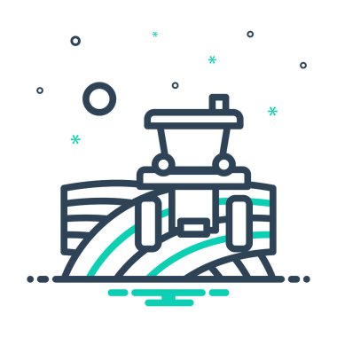 Mix renk simge tarım tarım için 