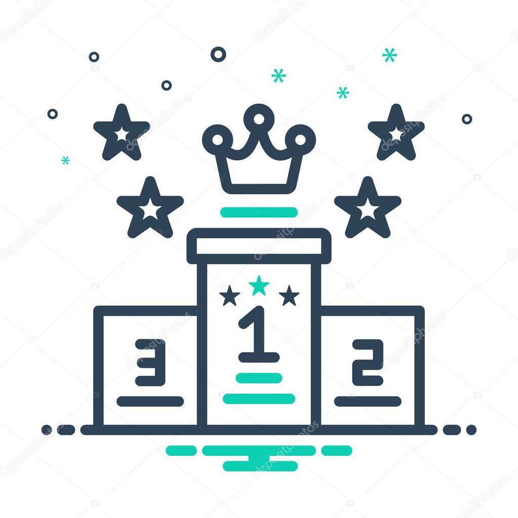 Mix color Icon for ranking category