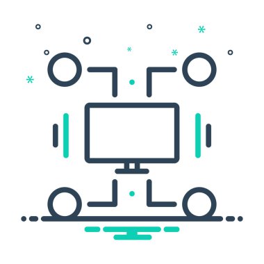 Cobol uygulama için mix renk simgesi