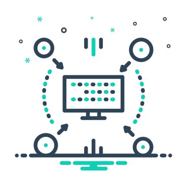 Antoloji derlemek için Mix renk simgesi