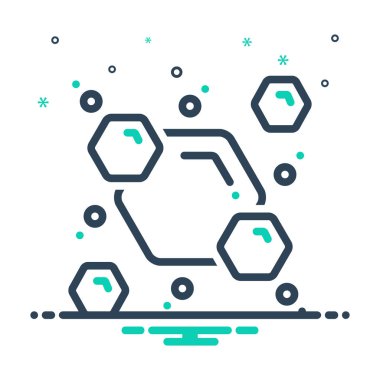 Mix renk simge katarı için birleştirmek