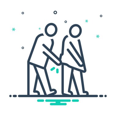 Yozlaşmış retrograd için mix renk simgesi