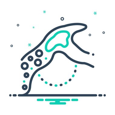 Emboli cerebrum için mix renk simgesi