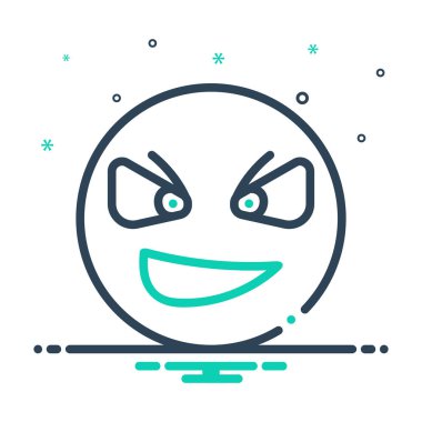 Renk simge karıştırmak için emotes ifade