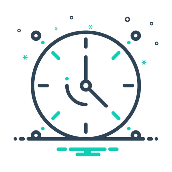 Icono Color Mezcla Para Reloj Esferas — Vector de stock