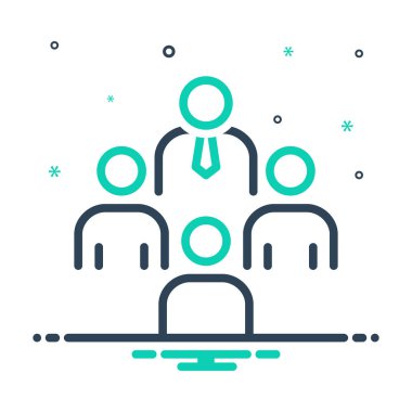  Hayatın kaynağı takım için mix renk simgesi