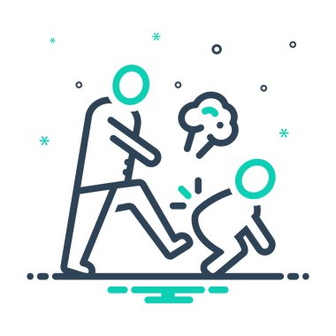  Düşman düşman için mix renk simgesi