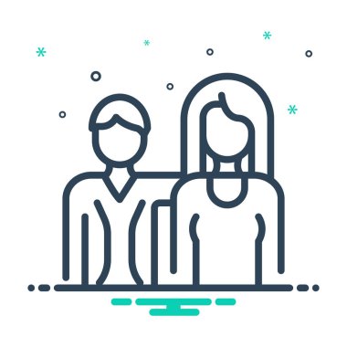  Mix renk simgesini çift düet için