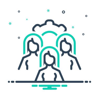  Takım grubunun Mix renk simgesi