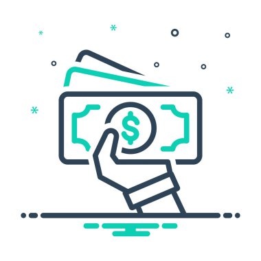 v simgesi borçları taksitli kısmı için