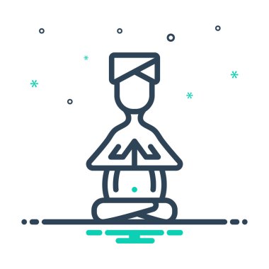 Pozisyon toplama için mix renk simgesi