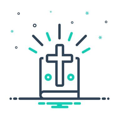 Yehova için renk simge karıştırmak mormon