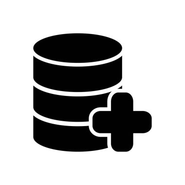 Verileri için katı siyah simge Ekle