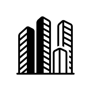 compenies ofis katı siyah simgesi