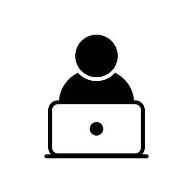 Çalışmak için katı siyah simgesi 