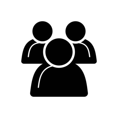 Takım için katı siyah simgesi 