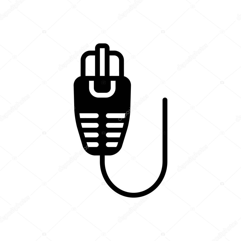 Solid Black Icon For Lan Network Premium Vector In Adobe Illustrator Ai Ai Format Encapsulated Postscript Eps Eps Format