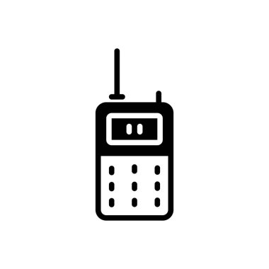 Volki tolki için katı siyah simgesi