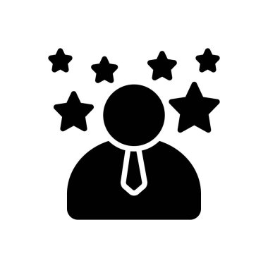 Uzman katı siyah simgesi 