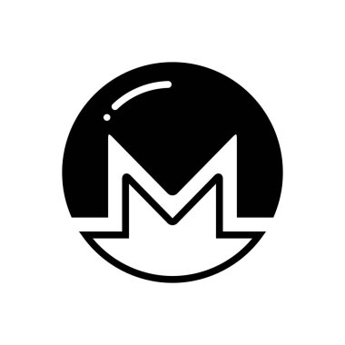  Düz renk simgesini Monero