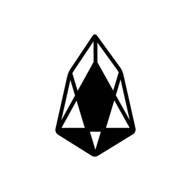  Düz renk simge Eos Coin 