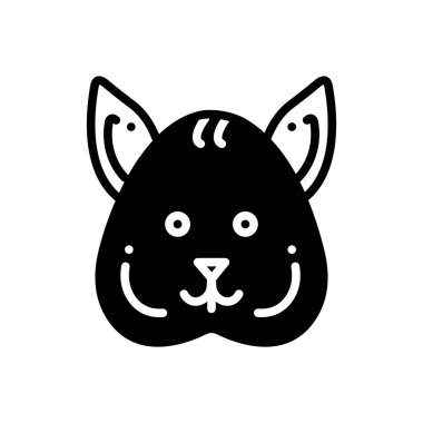 Sincap sonbahar katı siyah simgesi