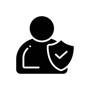  Bütünlük için katı siyah simgesi