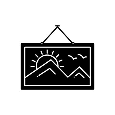 Boyama için katı siyah simgesi 