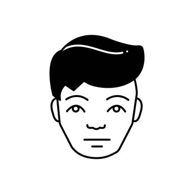 İnsan için katı siyah simgesi 