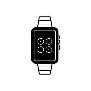 Saat eşitleme için düz renk simgesi 