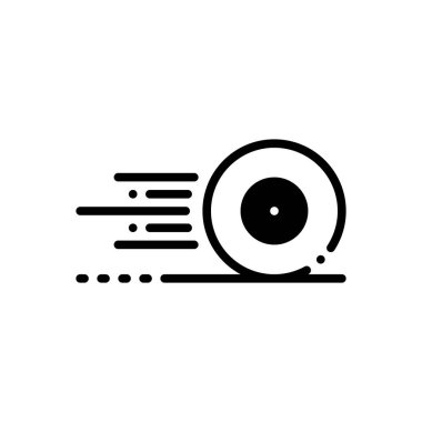  Ücretsiz teslimat için katı siyah simgesi 