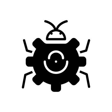  Hata düzeltme için katı siyah simgesi