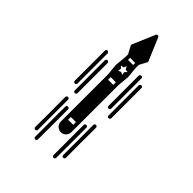  Javelling oyun için katı siyah simgesi