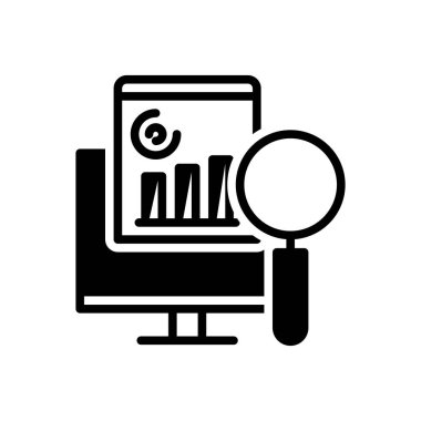 Web analizi için katı siyah simgesi 