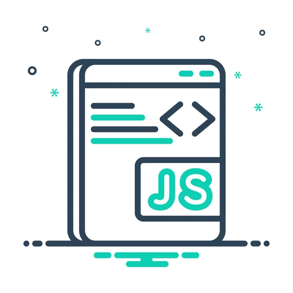 Javascript — Stockvektor