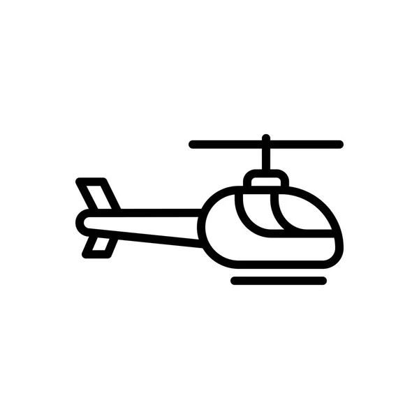 Helicóptero — Vector de stock