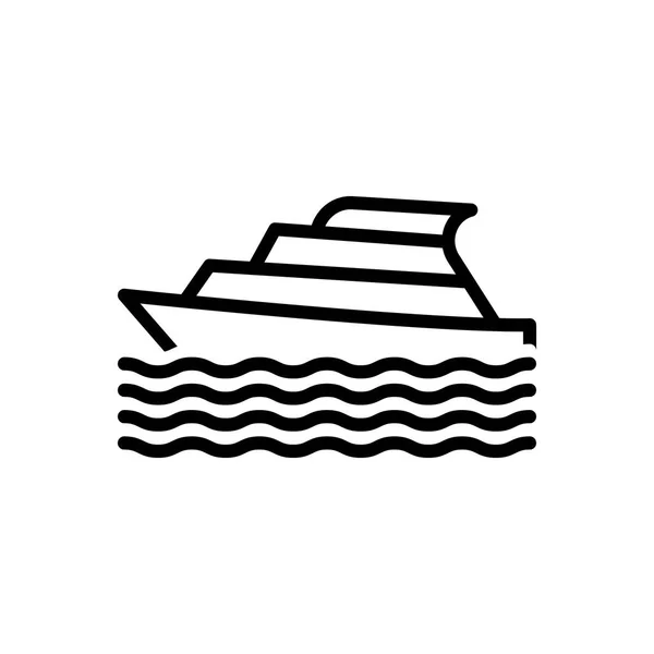 Yacht — Stock Vector