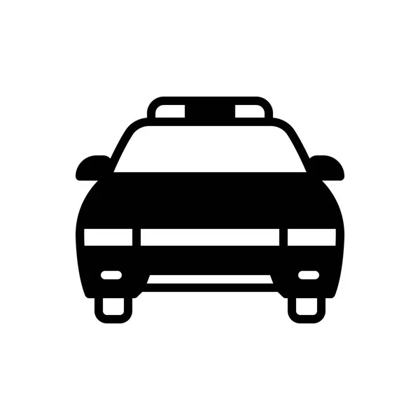 Coche de policía — Vector de stock