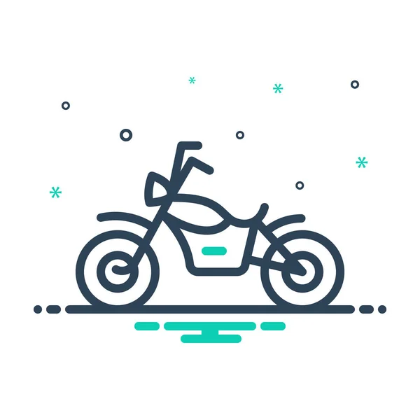 Motorfiets — Stockvector