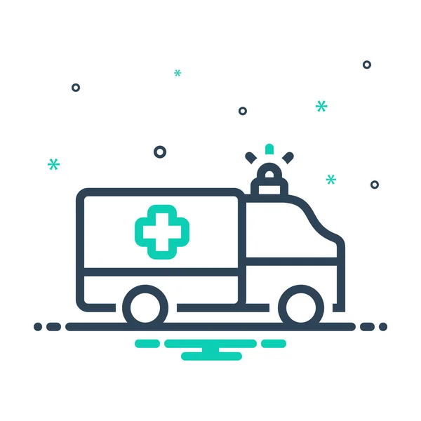 Médecin ambulancier — Image vectorielle