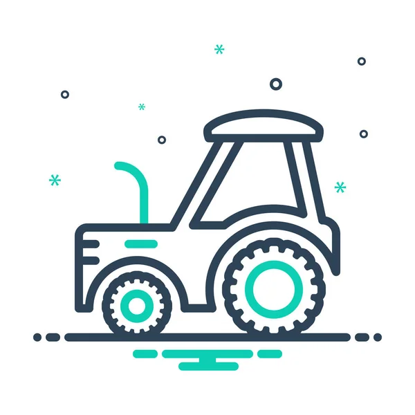 Tracteur — Image vectorielle