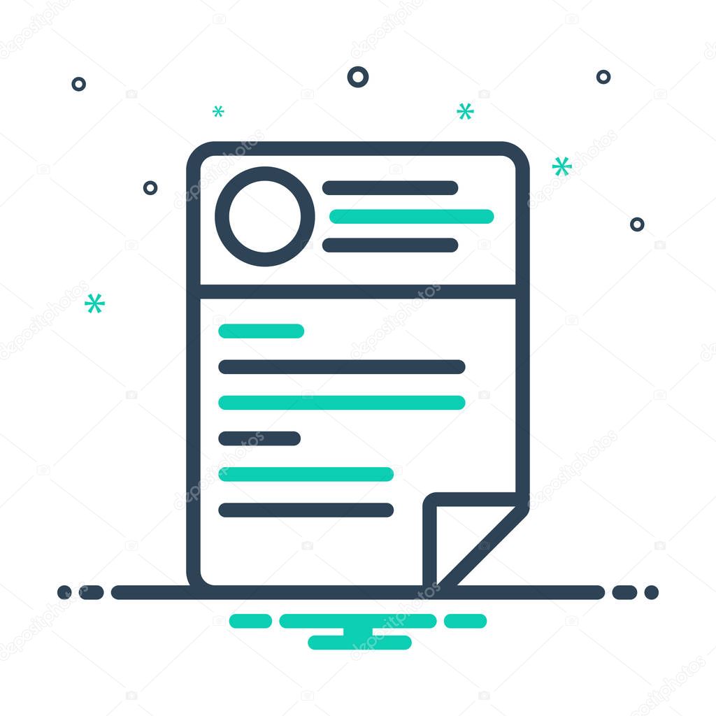 Mix color icon for restaurant,shop