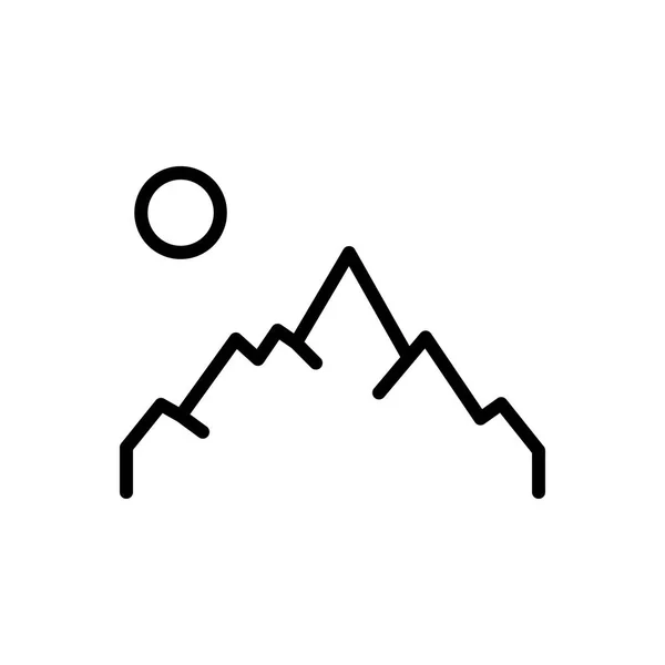 Berg — Stockvektor