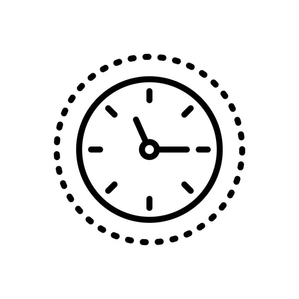 Autour de l'horloge — Image vectorielle