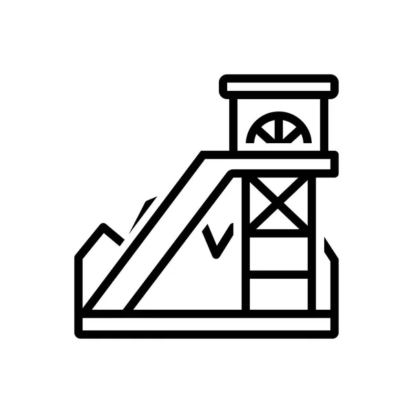 Minería del carbón — Vector de stock