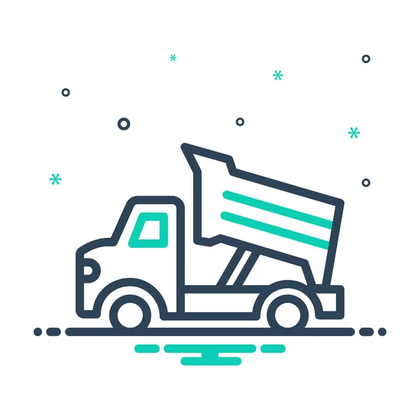 Dump Truck — Stock Vector