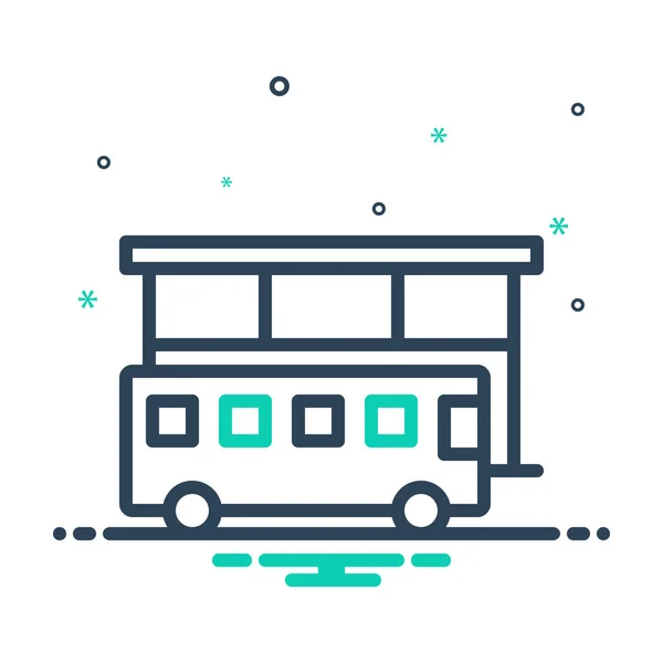 Автобусна зупинка — стоковий вектор