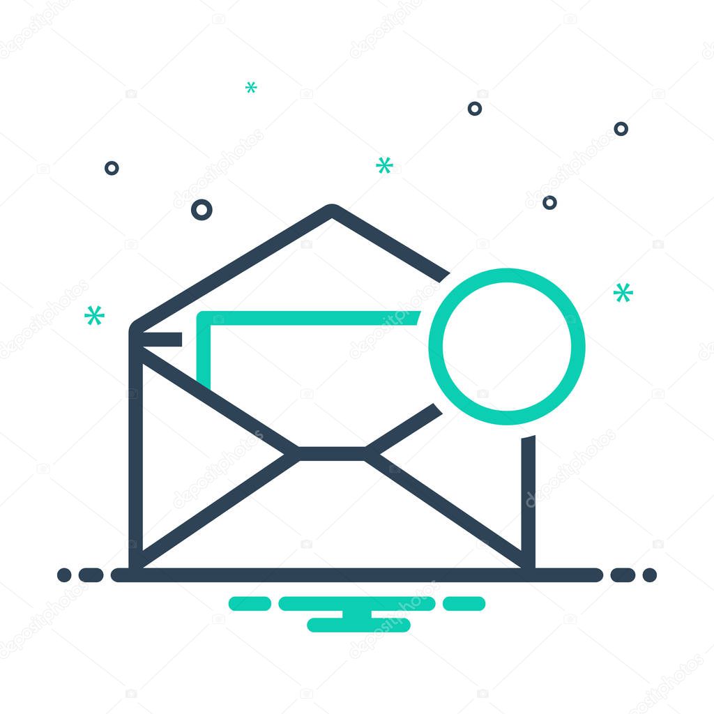Mix color icon for leaflet promo, leaflet