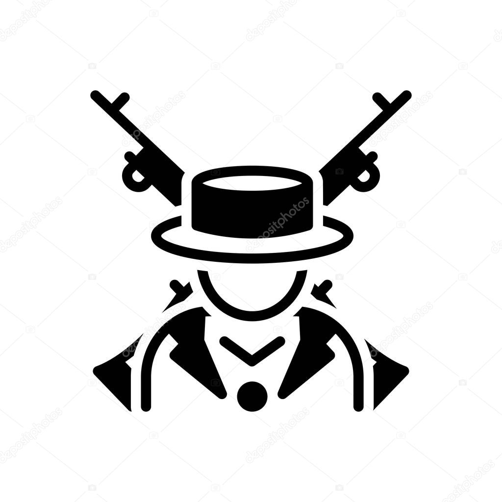 Solid black icon for openness,door