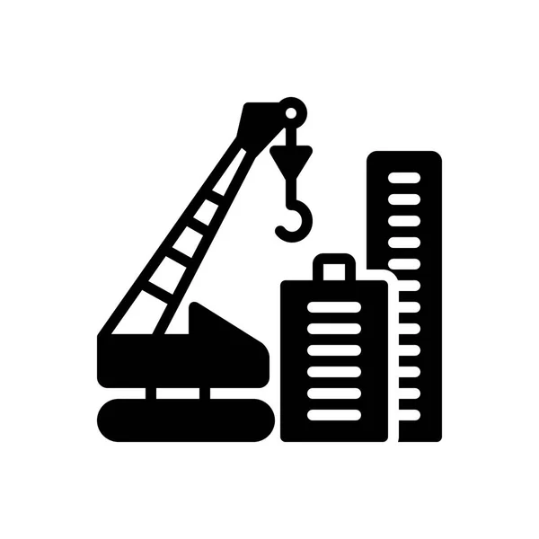 Crane Building — Stock Vector